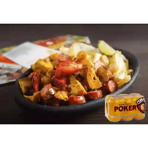 Combo Picada Mixta + Poker Sixpack 355 ml