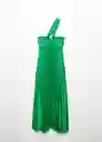 Vestido Claudi Verde Talla M Mujer Mango