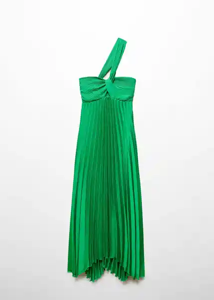 Vestido Claudi Verde Talla M Mujer Mango