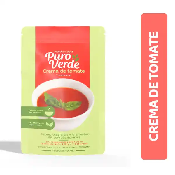 Puro Verde Natural Crema De Tomate