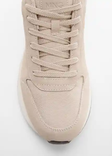 Tenis Rule Beige Talla 40 Hombre Mango