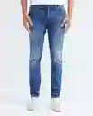 Super Slim Fit -rider Azul Frances Medio Talla 36/32 Hombre Chevignon