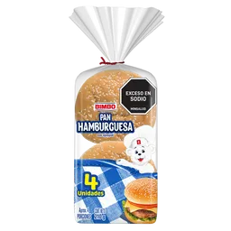Bimbo Pan Hamburguesa con Ajonjolí