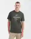 Camiseta Union Made Verde Selvoso Ultraoscuro T M Chevignon
