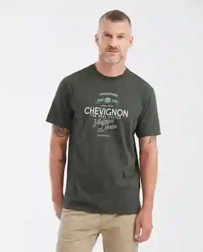 Camiseta Union Made Verde Selvoso Ultraoscuro T M Chevignon