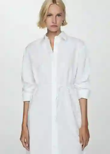 Camisa Blanche Blanco Talla S Mujer Mango