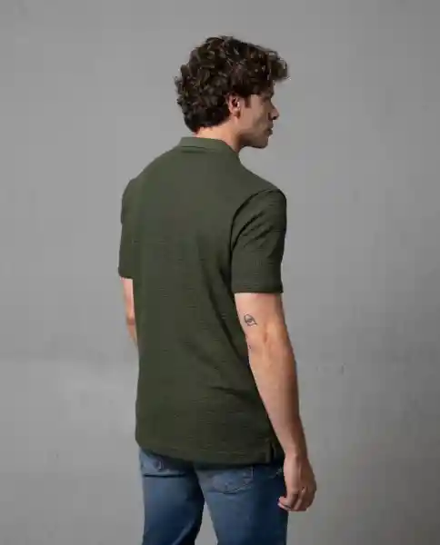 Camiseta Polo Hombre Verde M 191G102_VER190415 Rifle