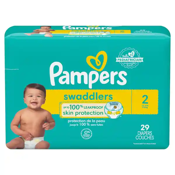 Pampers Pañal Swaddlers Talla 4