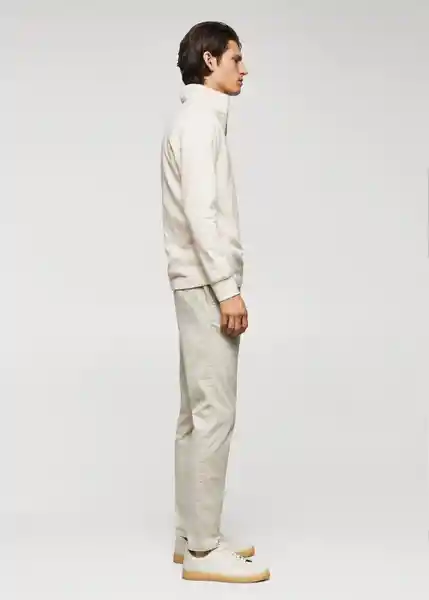 Buzo Sudadera Winne Crudo Talla XXL Hombre Mango