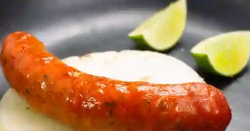 Arepa de Queso Mortadela y Chorizo