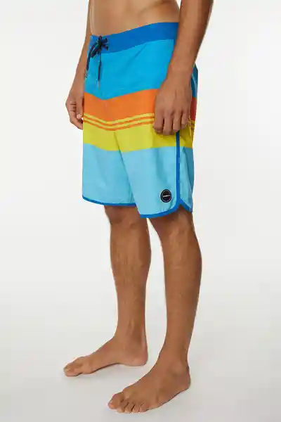 ONeill Short de Baño Four Square Stretch Am Azul Talla 32