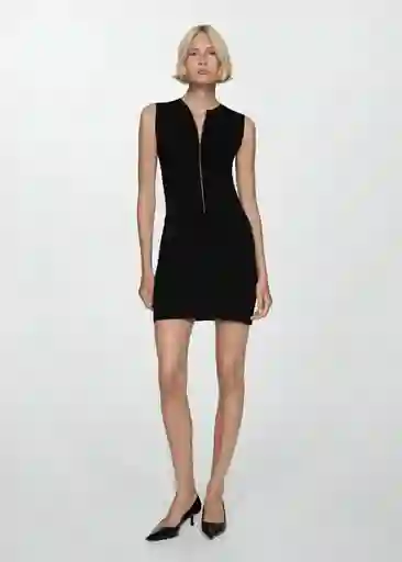 Vestido Jackie Negro Talla S Mujer Mango