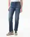 Jean High Cosmo Femenino Azul Francés Medio Talla 6 Chevignon