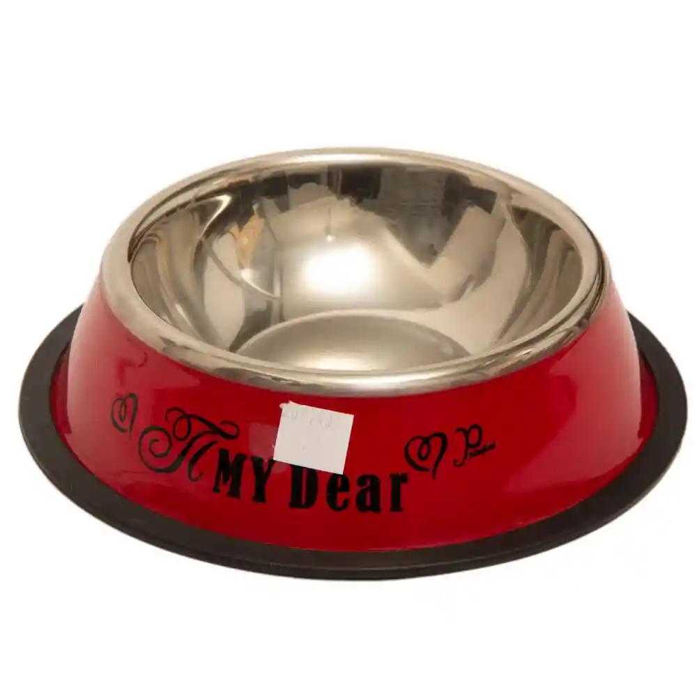 Comedor Acero Calabaza Pets de Color Ref. Pc11 30 cm