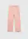 Pantalón Marga Rosa Talla 12 Niñas Mango