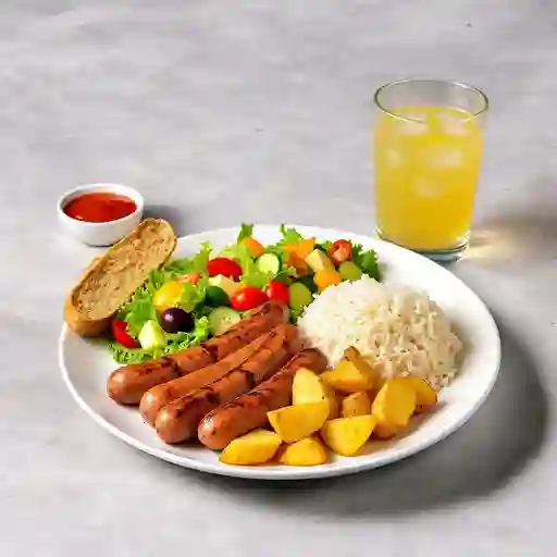 Salchicha Alemana Parrillada
