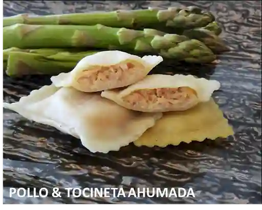 Ravioli Pollo & Tocineta Ahumada