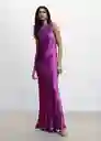 Vestido Gabriel-A Violeta Talla S Mujer Mango