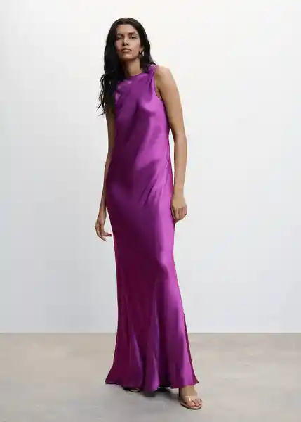 Vestido Gabriel-A Violeta Talla S Mujer Mango