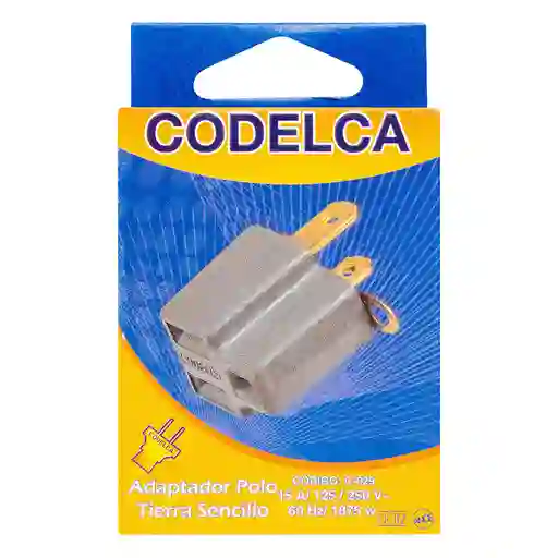 Codelca Adaptador Polo Tierra Sencillo 3-2 15A