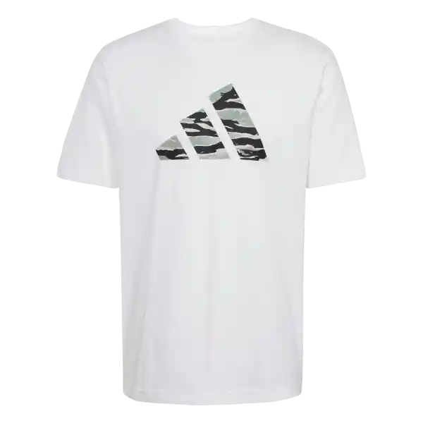 Adidas Camiseta C Camo Logo T Manga Corta Hombre Blanco Talla M