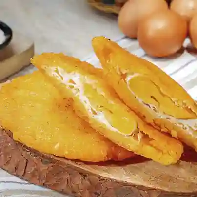 Arepa de huevo y queso