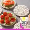 Karavansay Galletas de Arroz Integral Inflado con Linaza