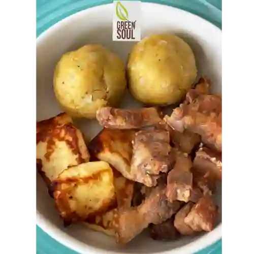 Bowl de Chicharrón en Airfryer