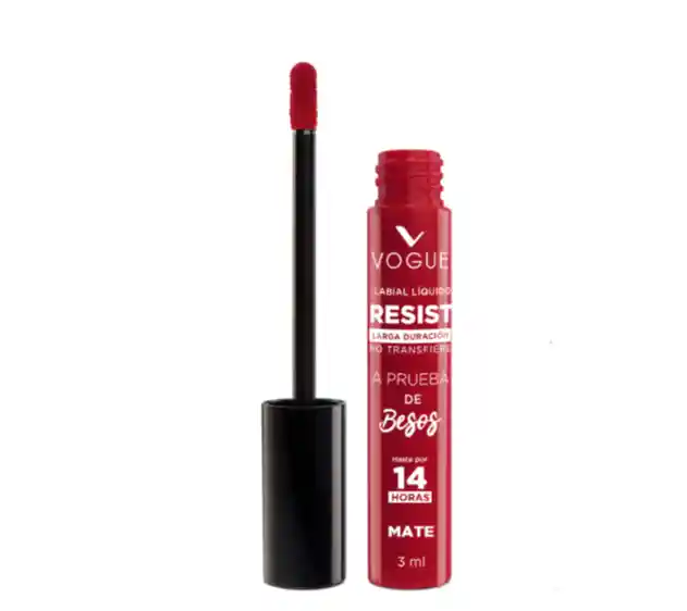 Labial Líquido Vogue Resist Decidida 3ml