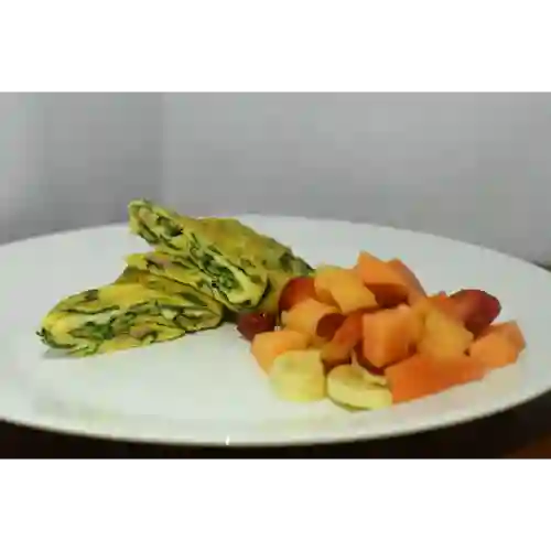 Omelete de Espinaca