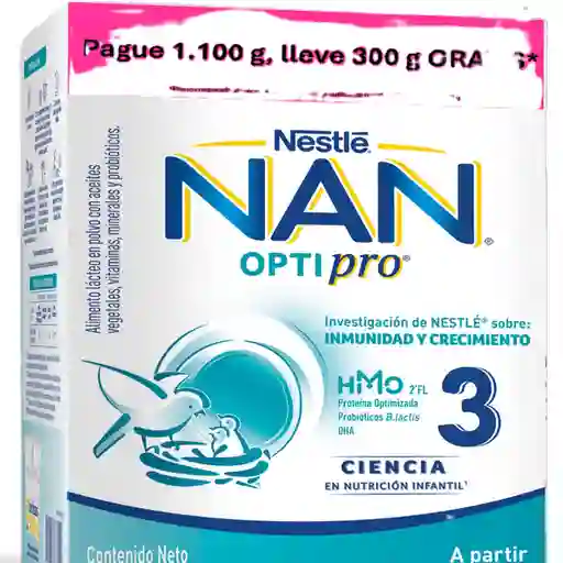 Nan Leche Optipro 3 Con Hmox 1100+