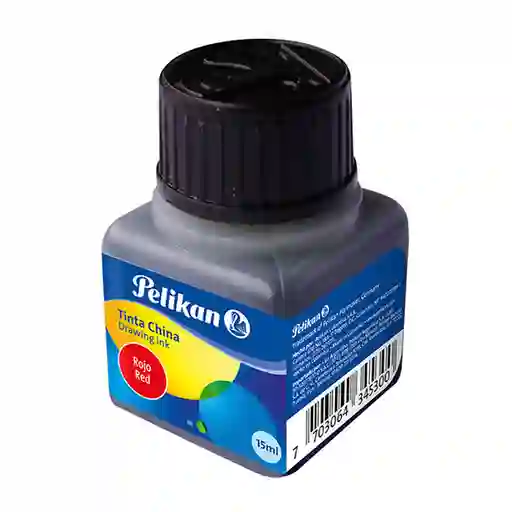 Pelikan Tinta China Rojo 15 cc