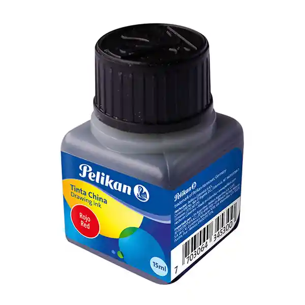 Pelikan Tinta China Rojo 15 cc