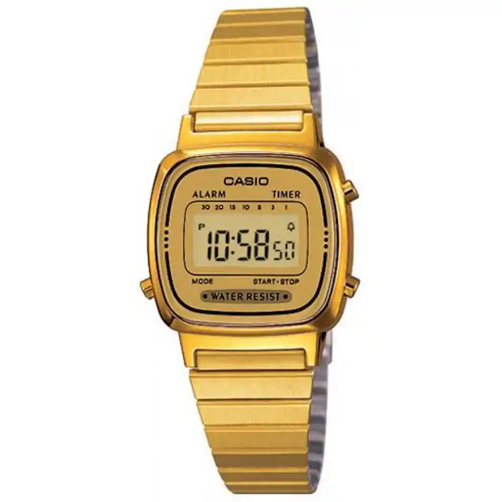 Reloj Casio La_670Wga_9 Mujer Dorado