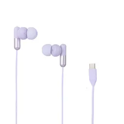 Audífonos Tipo C Serie Life is For Fun Morado Mod Pa242C Miniso