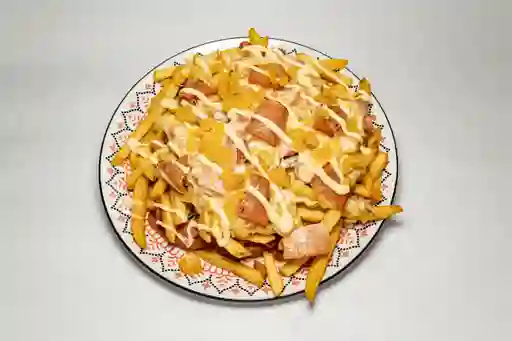 Salchipapa Hawaiana