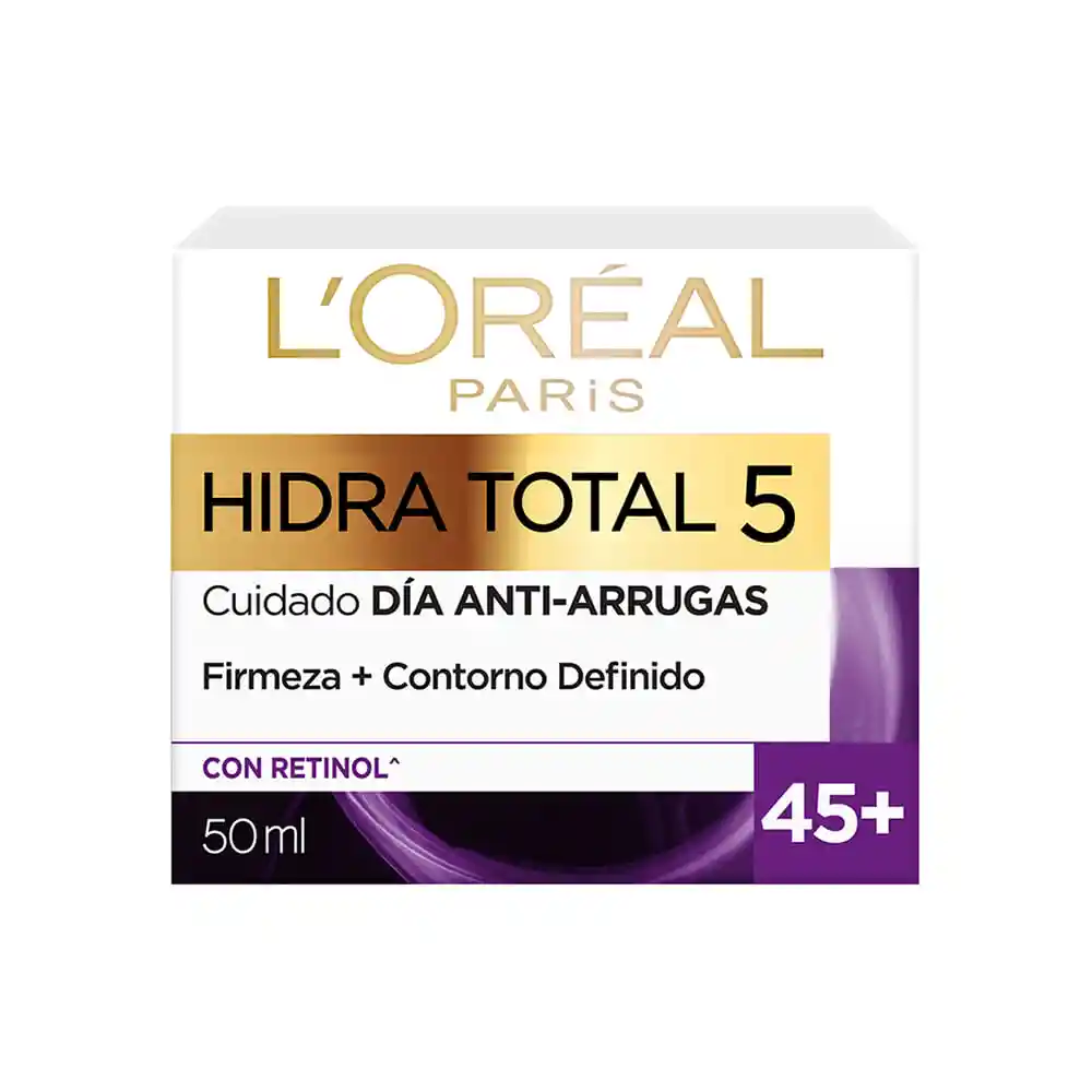 Loreal Paris-Hidra Total 5 Crema Facial Humectante Antiedad +45