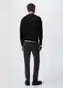 Saco Cardigan Willyc Negro Talla L Hombre Mango