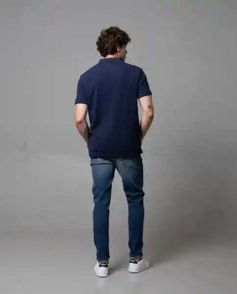 Camiseta Polo Hombre Azul S 191G102_AZU193920 Rifle
