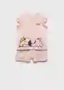 Pijama Sydream Rosa Talla 12 Niñas Mango