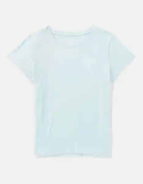 Camiseta Mujer Azul Talla X-Small American Eagle 03009462