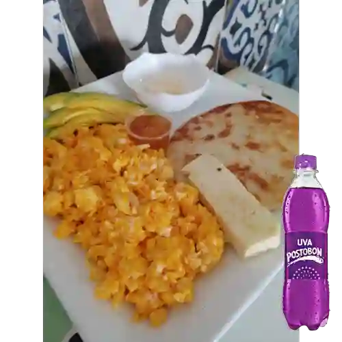 Combo Bandeja Criolla con Huevos + Gaseosa 250 ml