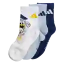 Adidas Calcetines Lifestyle Unisex L Blanco Talla S