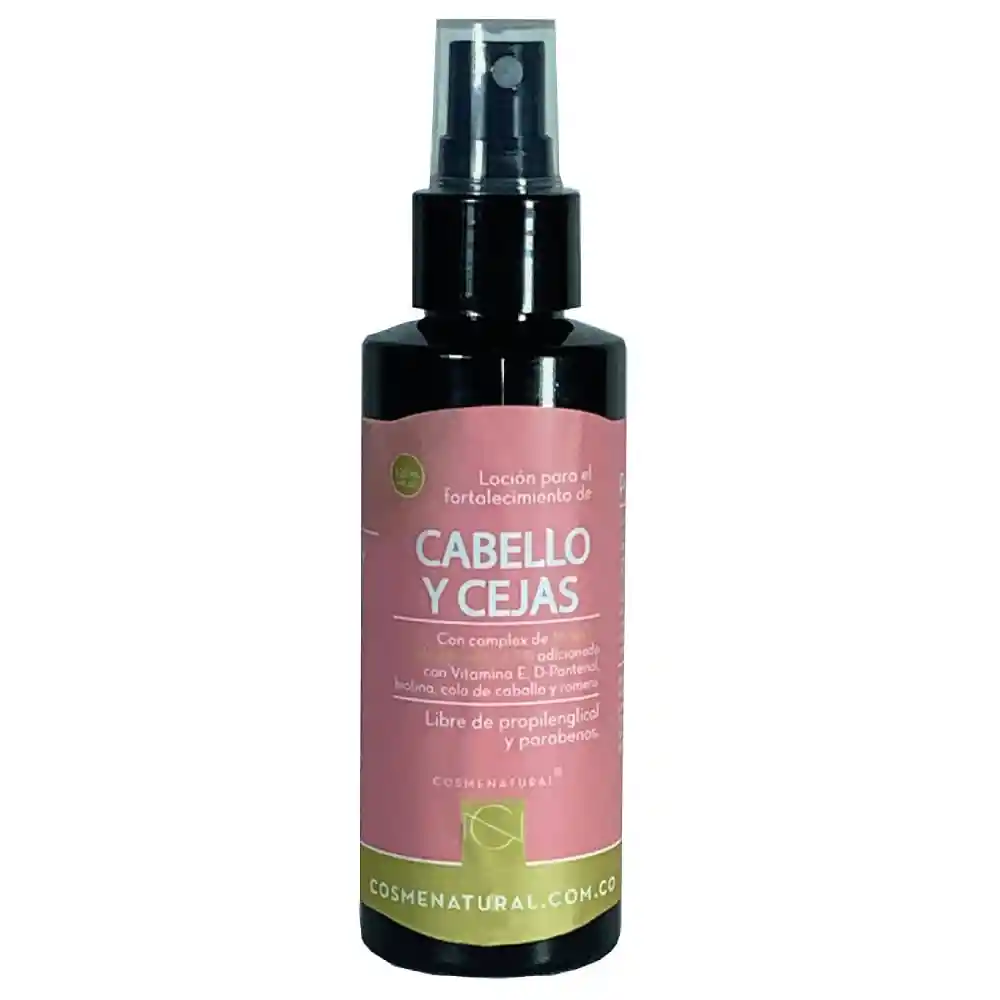 Cosmenatural Locion Capilar Cabello Cejas 120 mL