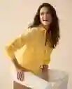Camisa Amarillo Seda Claro Talla XS 611G029 Esprit