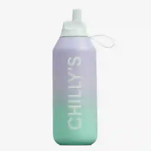 Chillys Botella Térmica Flip Lavanda Turquesa 500 mL