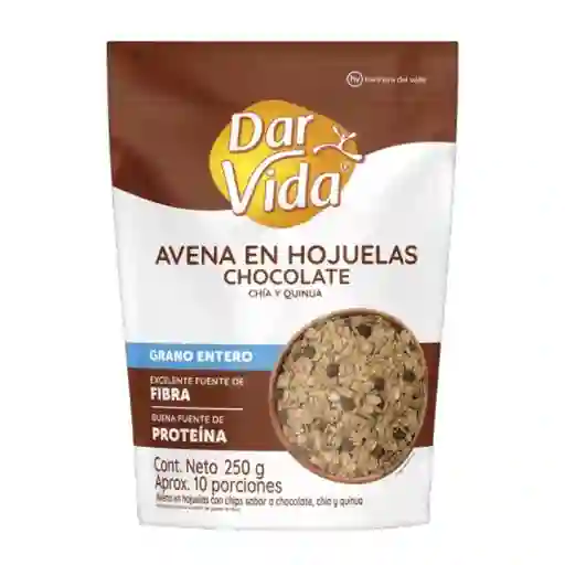 Dar Vida Avena Hojuela Chips Chocolate Chia