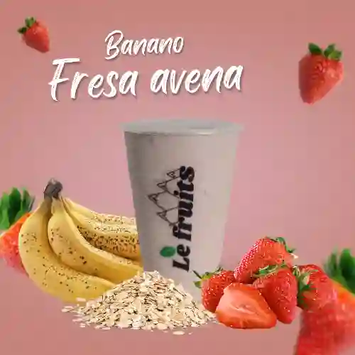 Banano Fresa Avena