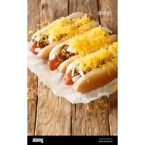 Hot dog collings al carbon