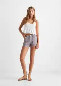 Short Cargo Lila Talla 19 Teen Niñas Mango